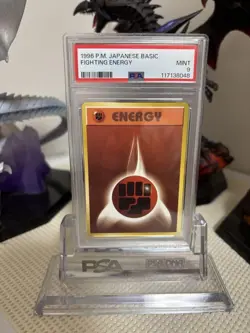 Pokemon Card Fighting Energy 1996 Mint Condition Old Border - Image 1