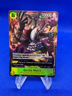 One Piece The Azure Sea’s Seven Gecko Moria OP14-104 Alternate Alt Art NM - Image 1