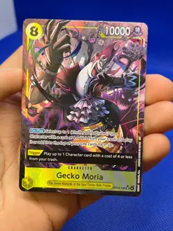 One Piece The Azure Sea’s Seven Gecko Moria OP14-104 Alternate Alt Art NM - Image 2