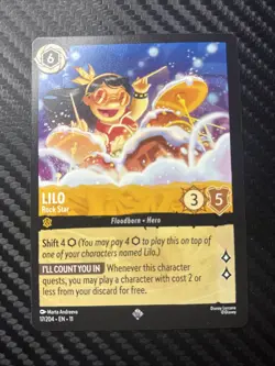 Lilo & Stitch Lilo-Rock Star Character Card 17/204 Disney Lorcana TCG - Image 1