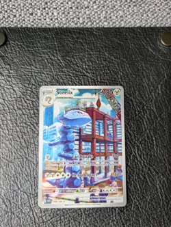 Pokemon TCG Steelix Paradox Rift Holo Card 208/182 Illustration Rare, Near Mint - Image 1