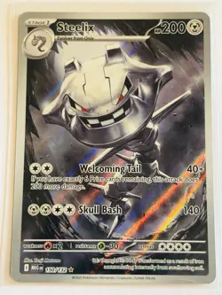 Pokemon TCG Mega Evolution Steelix Illustration Rare 150/132 Pack Fresh NM - Image 1