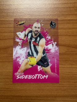 2026 AFL Select Footy Stars Adrenaline Pink STEELE SIDEBOTTOM Collingwood ASP20 - Image 1