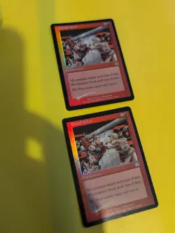 Grand Melee x2 Enchantment Onslaught. MTG Card. Old vintage FOIL.2 card - Image 1