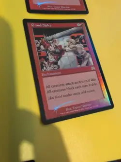 Grand Melee x2 Enchantment Onslaught. MTG Card. Old vintage FOIL.2 card - Image 3