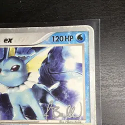 Pokemon Card Vaporeon ex 110/113 Non Holo World Championships 2005 - Image 3
