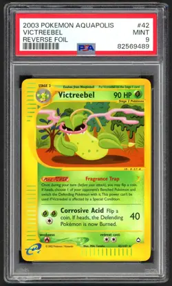 Pokemon Cards - PSA 9 Victreebel 42/147 - Aquapolis Reverse Holo - MINT - PSA9 - Image 1
