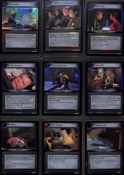 Star Trek CCG 2nd Edition Reflections 2.0 Complete Set of 121 cards - All Foil - Image 2