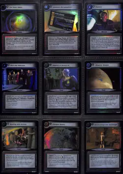 Star Trek CCG 2nd Edition Reflections 2.0 Complete Set of 121 cards - All Foil - Image 3