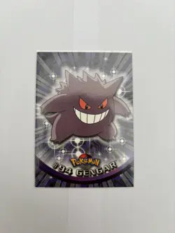 Pokemon 1999 Topps TV Animation Edition Cards Gengar 94 Haunter 93 Gastly 92 LP - Image 2