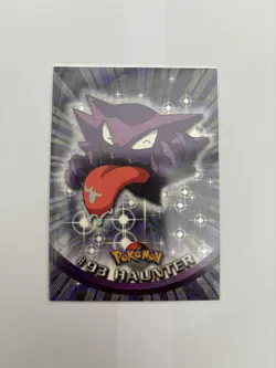 Pokemon 1999 Topps TV Animation Edition Cards Gengar 94 Haunter 93 Gastly 92 LP - Image 4