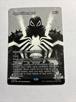 Opposition Agent (Borderless) - Marvel Universe Eternal MTG Plus Bonus Rare!!! - Image 1