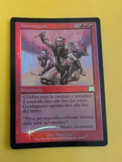 Insurrezione. Insurrection.Onslaught. MTG Card. Old vintage FOIL. Non English - Image 2