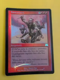 Insurrezione. Insurrection.Onslaught. MTG Card. Old vintage FOIL. Non English - Image 3