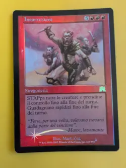 Insurrezione. Insurrection.Onslaught. MTG Card. Old vintage FOIL. Non English - Image 4