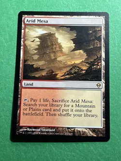 **Arid Mesa** ~Zendikar~ MTG: Magic the Gathering, Light Play (LP) - Image 1