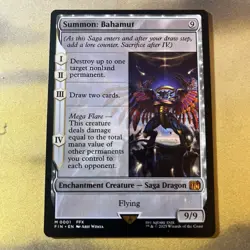 MTG / Summon : Bahamut/ NM & Never Played - Image 1