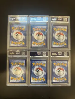 Pokemon PSA Mixed Lot, Mewtwo, Charmander, Zapdos, Eevee, Wobbuffet, Lapras - Image 2