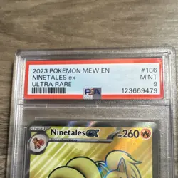 Ninetales ex Ultra Rare Holo 186/165 PSA 9 Sv: Scarlet & Violet 151 Pokemon TCG - Image 2