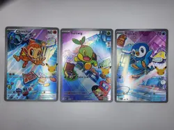 Pokemon TCG Chimchar, Turtwig, Piplup Holo Lot, MEPI, 2026, English, 3 Cards - Image 1