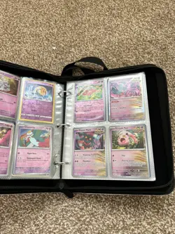 Pokemon Holo Rare Binder Lot – 100+ Cards – Holo & Reverse Holos – Pink Cute - Image 3