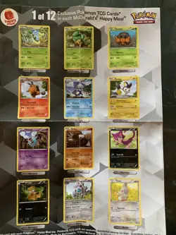 2012 POKEMON AXEW 12/12 HOLO McDONALD'S CARD CCG - Image 2