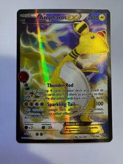 Ampharos EX (87 Full Art) 87/98 XY - Ancient Origins Holo Pokemon - Image 1