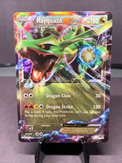 Pokemon TCG Rayquaza EX XY73 XY Black Star Promos LP - Image 1