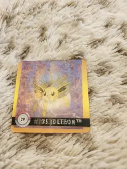 Vintage Pokemon Lenticular Jolteon And Eevee Action Flipz - Image 1