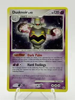 Dusknoir Pokemon TCG Diamond and Pearl Rare Holo 2/130 Near Mint - Image 1