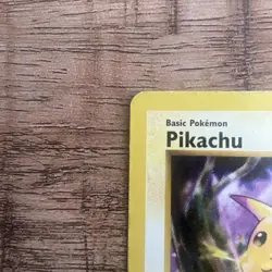 POKEMON TCG BASE SET SHADOWLESS #58/102 PIKACHU - MP - VINTAGE - Image 2