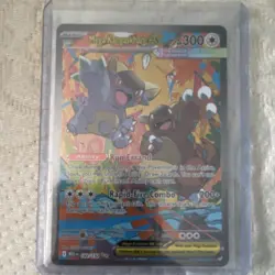 Pokemon Mega Kangaskhan EX Full Art Holo 300 HP Me01 Mega Evolution 182/132 Rare - Image 1