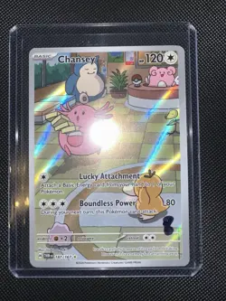 Pokemon Chansey 187/167 Sv06: Twilight Masquerade Illustration Rare Holo - Image 1