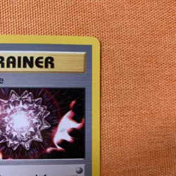 Pokemon Card Old Back Trainer English Version Used - Image 3