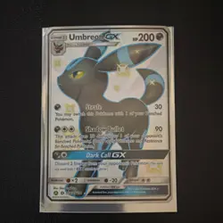 Pokemon Umbreon GX SV69/SV94 Hidden Fates Shiny Holo Rare 200 HP Strafe - Image 1