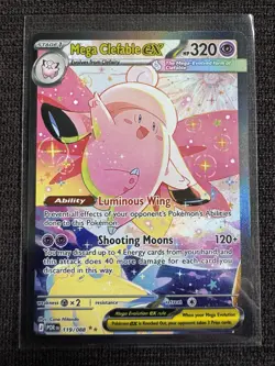 Mega Clefable Ex SIR 119/088 Pokemon TCG Perfect Order - Image 1