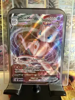 Pokemon Mew VMAX Swsh08 Fusion Strike 114/264 Ultra Rare Holo 310 HP Eng - Image 1