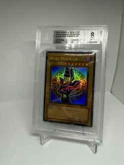 Yu-Gi-Oh Dark Magician LOB-005 Ultra Rare 1st Edition BGS 8 - Image 2