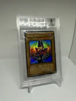 Yu-Gi-Oh Dark Magician LOB-005 Ultra Rare 1st Edition BGS 8 - Image 3