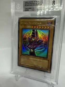 Yu-Gi-Oh Dark Magician LOB-005 Ultra Rare 1st Edition BGS 8 - Image 4