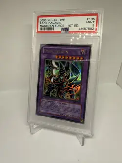 Yu-Gi-Oh! TCG Dark Paladin Magician's Force MFC-105 1st Edition PSA 9 - Image 2