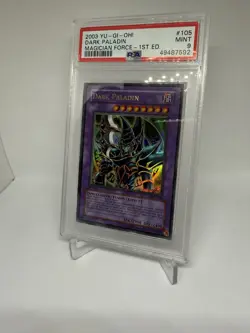 Yu-Gi-Oh! TCG Dark Paladin Magician's Force MFC-105 1st Edition PSA 9 - Image 3