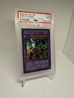 Yu-Gi-Oh! TCG Dark Paladin Magician's Force MFC-105 1st Edition PSA 9 - Image 5