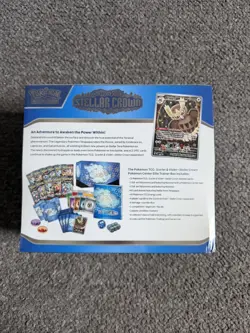 TCG Pokemon Center Exclusive Stellar Crown Elite Trainer Box Etb New & Sealed UK - Image 2