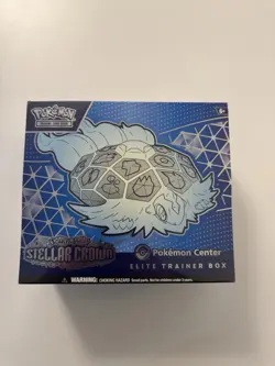 Pokemon Center Elite Trainer Box ETB Stellar Crown TCG, New Sealed - Image 1