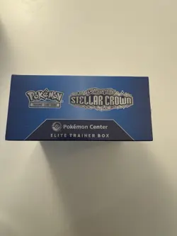 Pokemon Center Elite Trainer Box ETB Stellar Crown TCG, New Sealed - Image 3