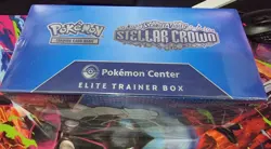 TCG Pokemon Center Exclusive Stellar Crown Elite Trainer Box Etb New & Sealed UK - Image 2