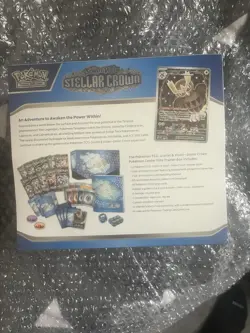Pokemon Center Exclusive TCG Stellar Crown Elite Trainer Box Etb New & Sealed UK - Image 2
