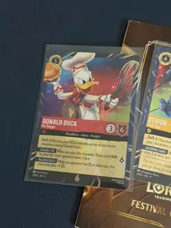 Disney Lorcana Festival of the Arts Stitch Rapunzel Donald Duck EPCOT Promo Set - Image 5