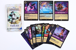Disney Lorcana TCG Fabled Booster Pack (OPENED) 12 Cards (Aurora Dreaming) CCG - Image 1